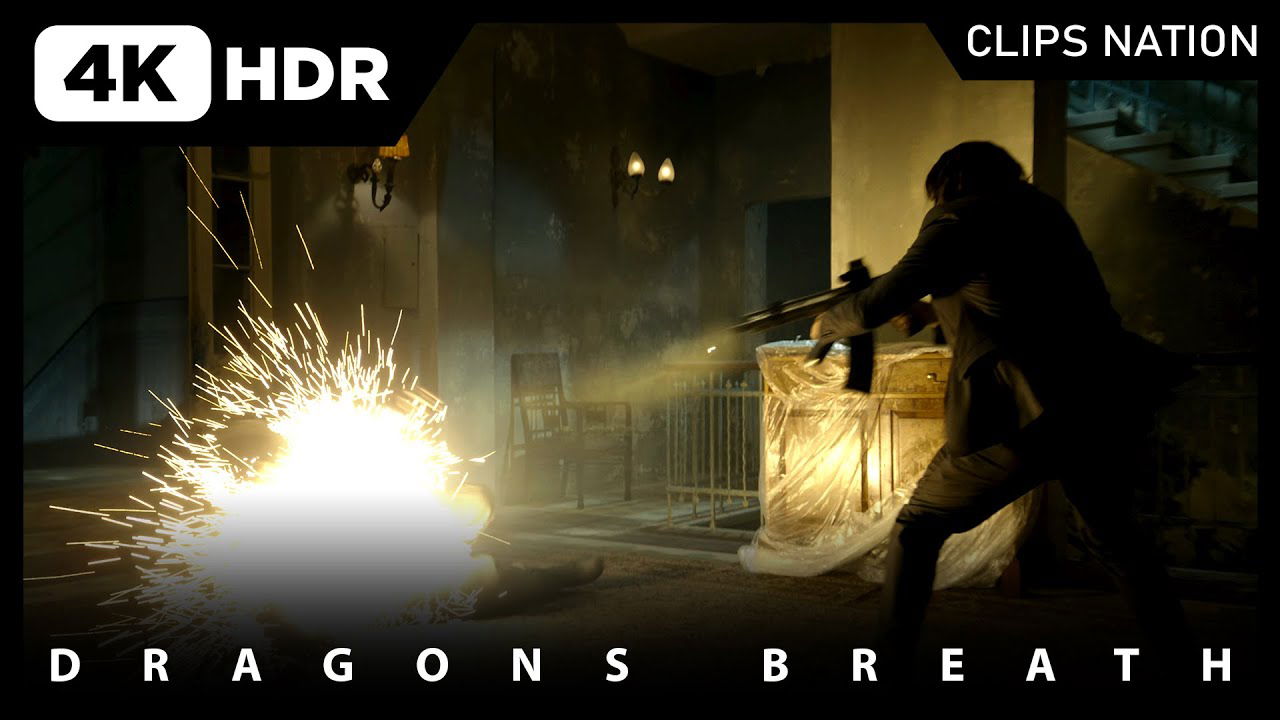 Dragon's Breath Scene - John Wick Chapter 4 | 4K HDR | JWCH4 (2023)
