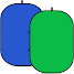 NEEWER Chromakey Backdrops, Double Sided Green Screen adn Blue Screen. 5' x 6.6 / 1.5m x 2m