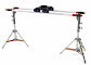 Dana Dolly with 100mm perm adapter Matthews Slider Stands and Manfrotto Monopod