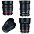 Samyang VDSLR 24mm f/1.5, 35mm f/1.5, 50mm f/1.5, 85mm f/1.5 - EF Mount