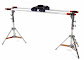 Dana Dolly with 100mm perm adapter Matthews Slider Stands and Manfrotto Monopod