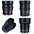 Samyang VDSLR 24mm f/1.5, 35mm f/1.5, 50mm f/1.5, 85mm f/1.5 - EF Mount