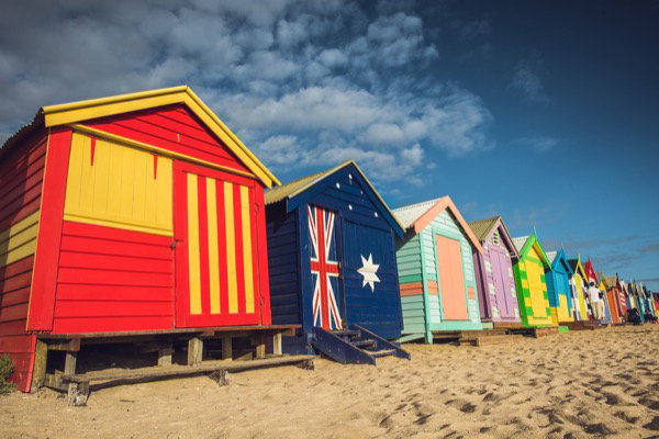 Brighton Bathing Boxes, Melbourne filming location