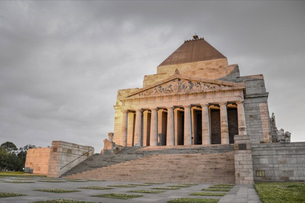 Royal Botanic Gardens & the Shrine of Remembrance, Melbourne filming location